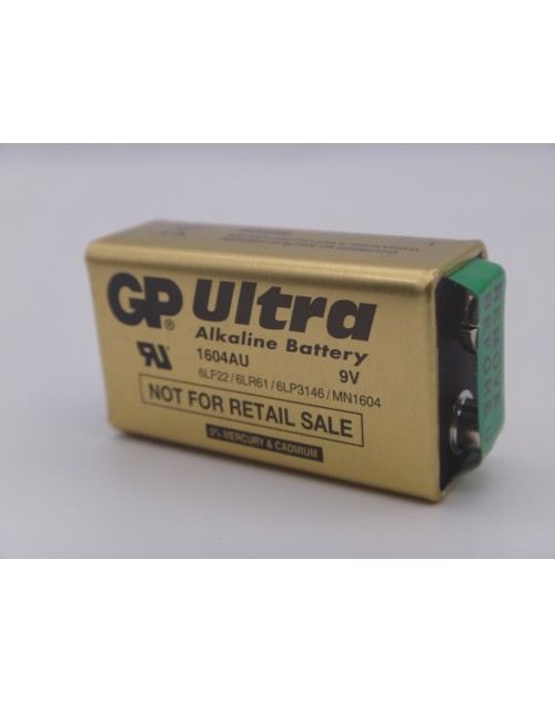 Baterie ultra alcalina GP industrial 9V 6LF22 / 6LR61 / MN1604 bulk